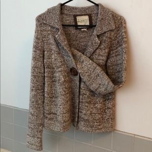 Brown/tan/cream sweater